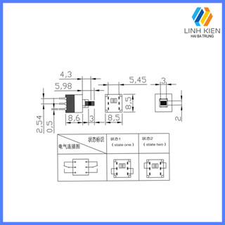 [Có sẵn] NÚT NHẤN 6 CHÂN 8.5X8.5MM - NHẤN GIỮ