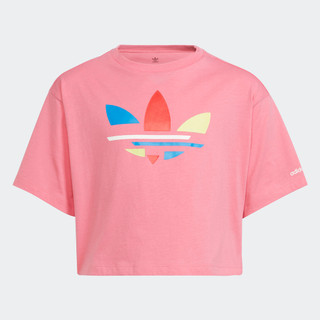 adidas Phong cách sống Áo Thun Lửng Adicolor Trẻ em Hồng H32350