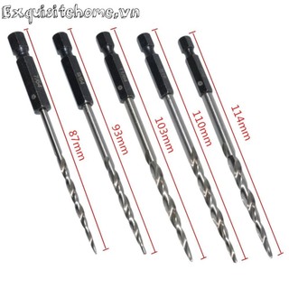 11 chiếc Hex Shank Taper Drill Counter Sink Hole Countersink Reaming Drill Bit