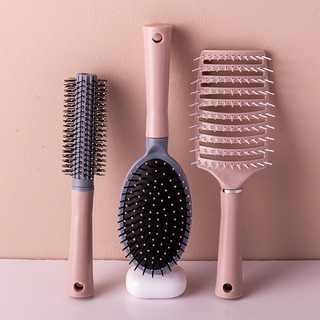 Sevich Phong Cách Mới Lược Túi Khí Rib Lược Đệm Không Khí Massage Bảng Lớn Lược Uốn Gân Chống Tĩnh Điện Lớn Uốn Cong Lược