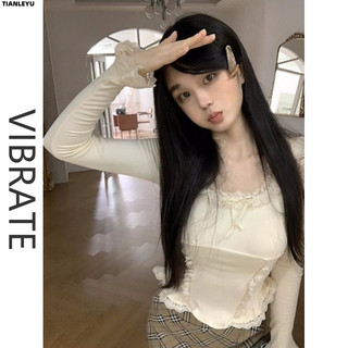 TIANLEYU áo phông áo thun nữ croptop baby tee Comfortable INS Đơn giản Popular WTX242086Z 8Z240221