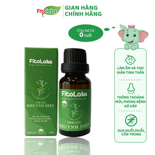 Tinh Dầu Khuynh Diệp Fitolabs Giúp thư Giãn, Thông Mũi, Phòng Bệnh Hô Hấp, Xua Đuổi Muỗi & Côn Trùng FITO27