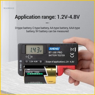 Máy Đo Dung Lượng Pin Bt168 Pro Cho Pin 9v 3.7v 1.5v Aa Aaa Cell C D 18650