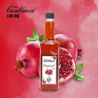 Siro casablanca chai 750ml - lựu