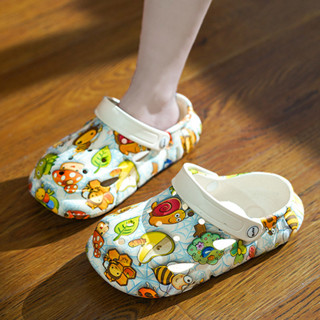 Kimi Kids Giày Crocs Trẻ Em Bé Trai Và Bé Gái Mùa Hè Mới Vừa Trẻ Em Bé Trai Và Học Sinh Dép Chống Trơn Trượt Đế Mềm