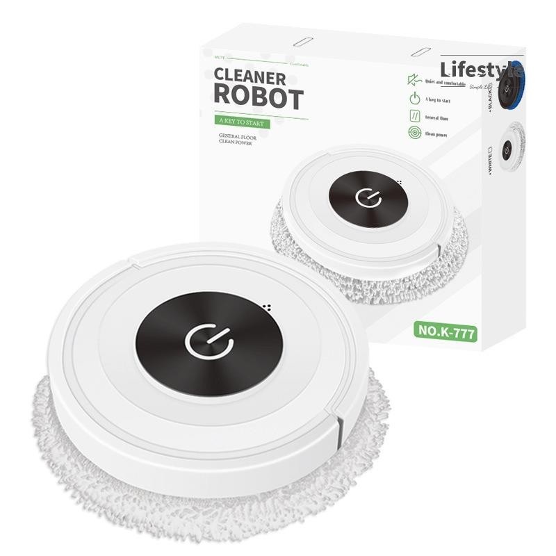 [Lối sống] Robot lau nhà Silent Touch Quét ướt và khô Máy làm sạch tất cả trong một Máy hút bụi thiết bị gia dụng thông minh