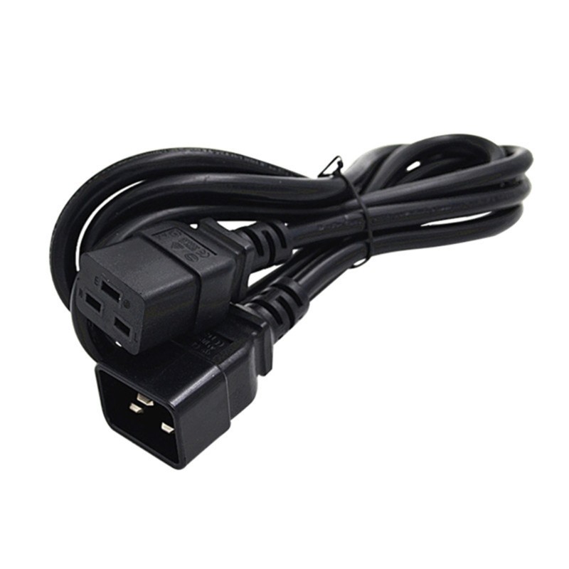 Cáp nối dài cổng nữ Yoo IEC320 C19 Đầu nối 3 chân IEC320-C19 đến IEC320-C20