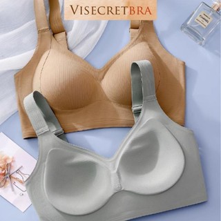 Áo Ngực Áo Lót Bra Nữ VISECRET BRA Áo Su Đúc Mút Mỏng Bảng Dây Lưng To Không Gọng Không Viền Hạn Chế Mỡ Lưng -- 240365