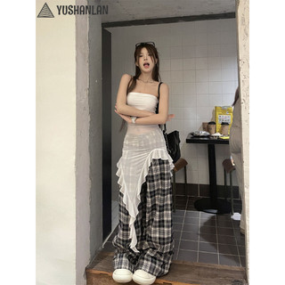 YUSHANLAN áo phông áo thun nữ croptop baby tee phổ biến thời trang Đơn giản INS WCS24408YX 15Z240407