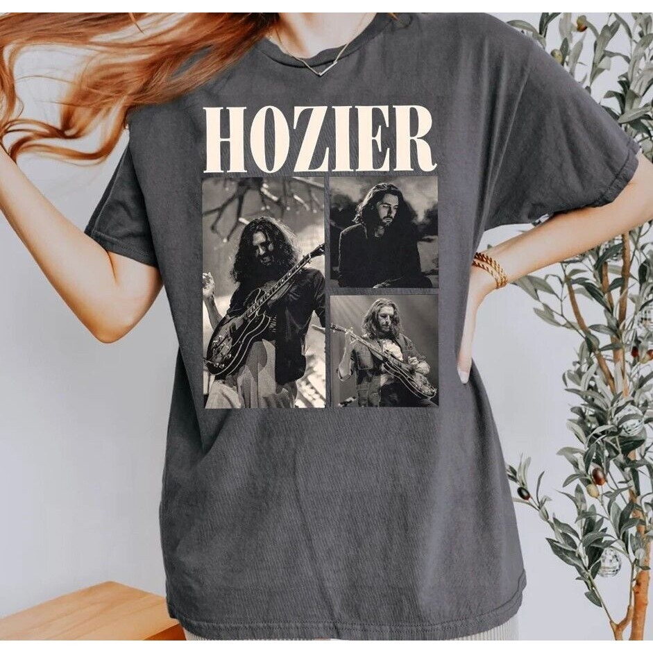 2024 bánh quế cho bạn bè Vintage Hozier Áo thun Unisex Áo thun ngắn tay mọi kích cỡ xs-3xl
