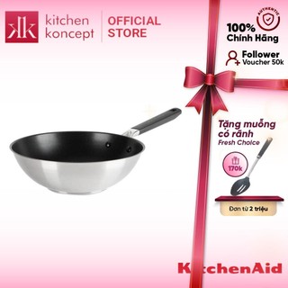 KitchenAid - Chảo Wok inox xào sâu lòng Kitchenaid - 28cm