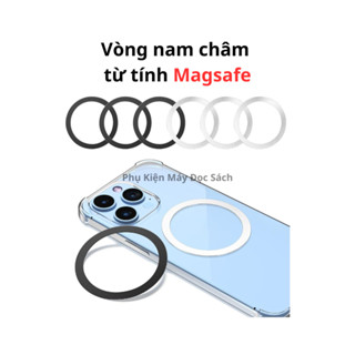 Vòng Từ Tính Magsafe Máy Đọc Sách, Điện Thoại, Máy Tính Bảng, Miếng Dán Nam Châm Hỗ Trợ Sạc Không Dây