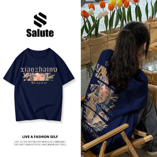 Áo phông nữ vàng âu mỹ form rộng local brand Salute áo thun mùa hè style girl phố