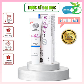 Gel Megaduo ngừa mụn trứng cá, ngừa thâm, giảm mụn đầu đen dưỡng da (15g) bản thường và bản Plus