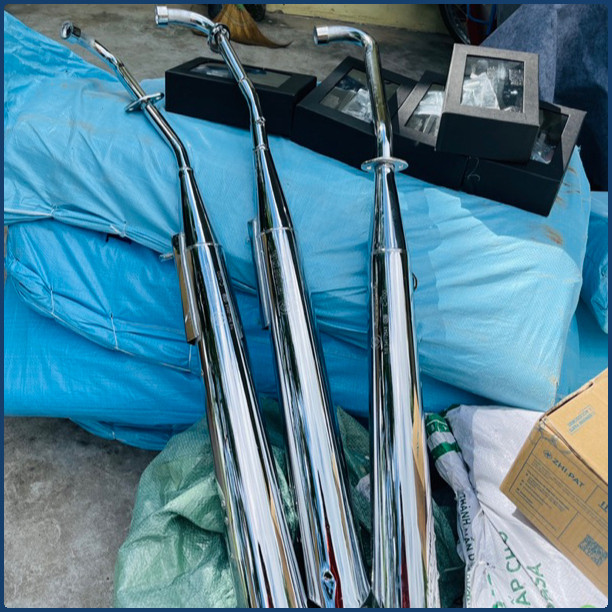 Pô 2543 Đuôi S Gắn Wave 50/100/110 Và Dream (Móc Căng Hết Vách)