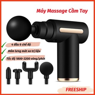 Máy massage cầm tay mini, súng massage cầm tay mini toàn thân 6 cấp độ chuyên sâu