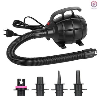 Bè điện lạm phát 500 W Air [Bơm hơi cho 18] [] Nệm di động nhanh Giường đến Thuyền Bể bơi Đồ chơi bơm mới