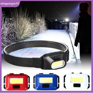 Cod mini cob led đèn pha cắm trại ngoài trời đèn pin đầu đèn pin thiết bị du lịch đi bộ đường dài đi xe đạp câu cá