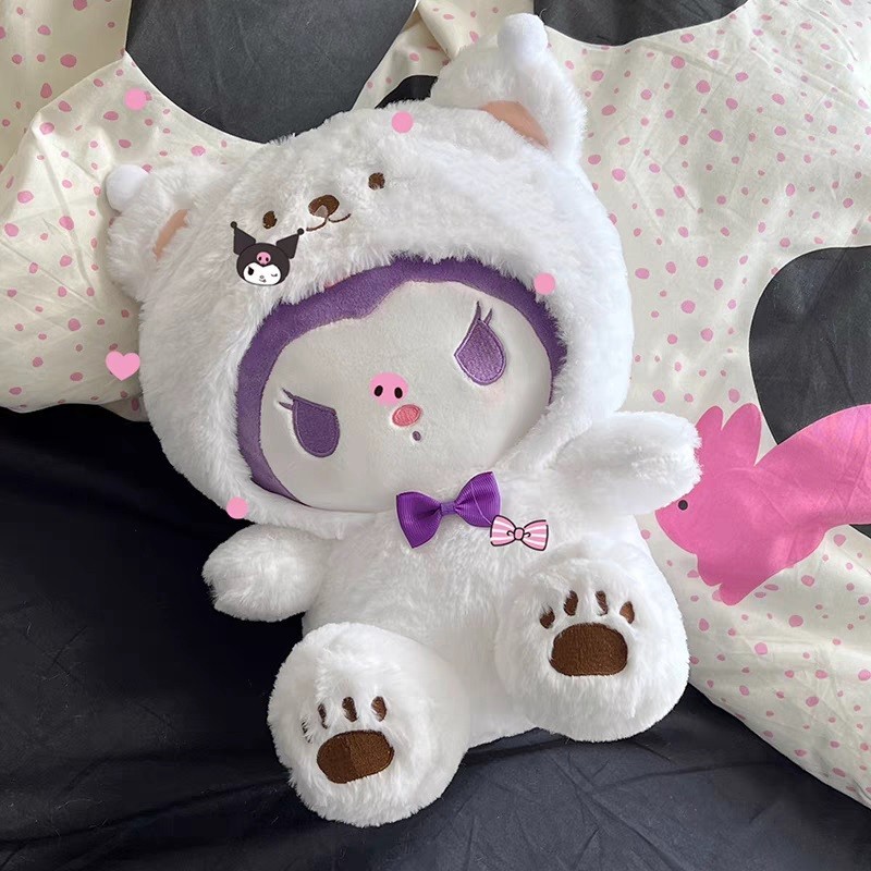 Kuromi Sang Trọng Búp Bê Dễ Thương Hello Kitty Pochacco Cinnamoroll Sang Trọng Đồ Chơi Trẻ Em Ngủ Gối Búp Bê Đồ Chơi