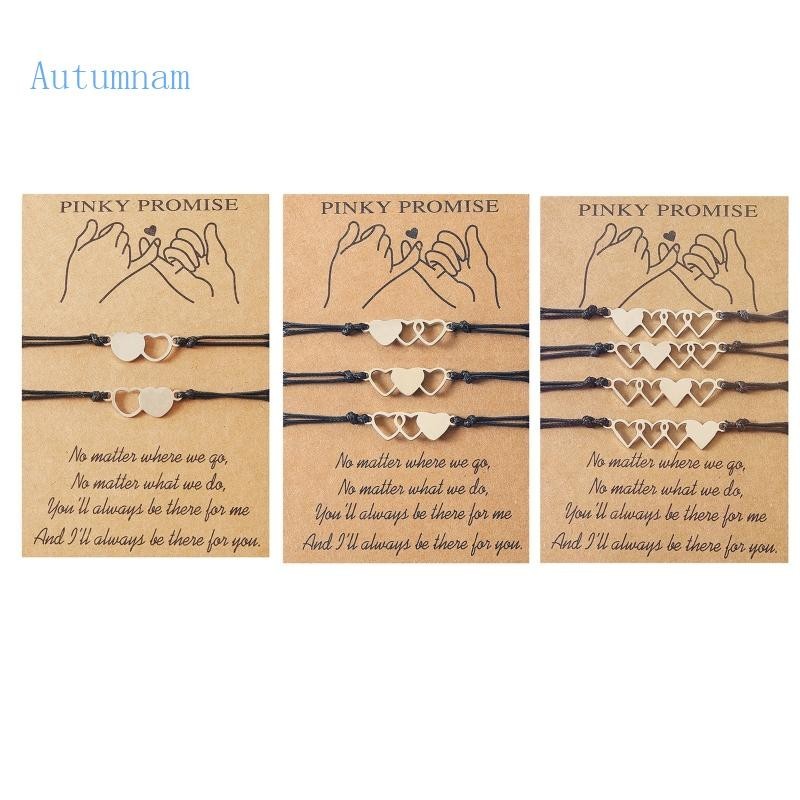 Autu 2 3 4 Chiếc Người Bạn Thân Nhất Vòng Tay Sáp Tình Bạn Chị Rỗng Phù Hợp Khoảng Cách Trái Tim Vòn