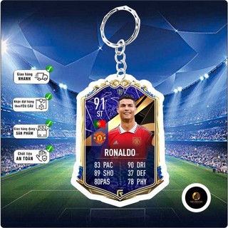 Móc khóa ronaldo icon - móc khóa mica trí decor