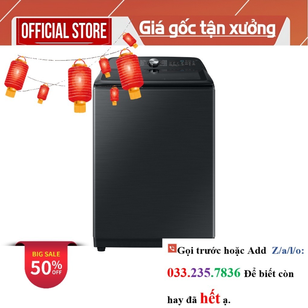 Máy giặt Samsung cửa trên 23 kg WA23A8377GV/SV <new