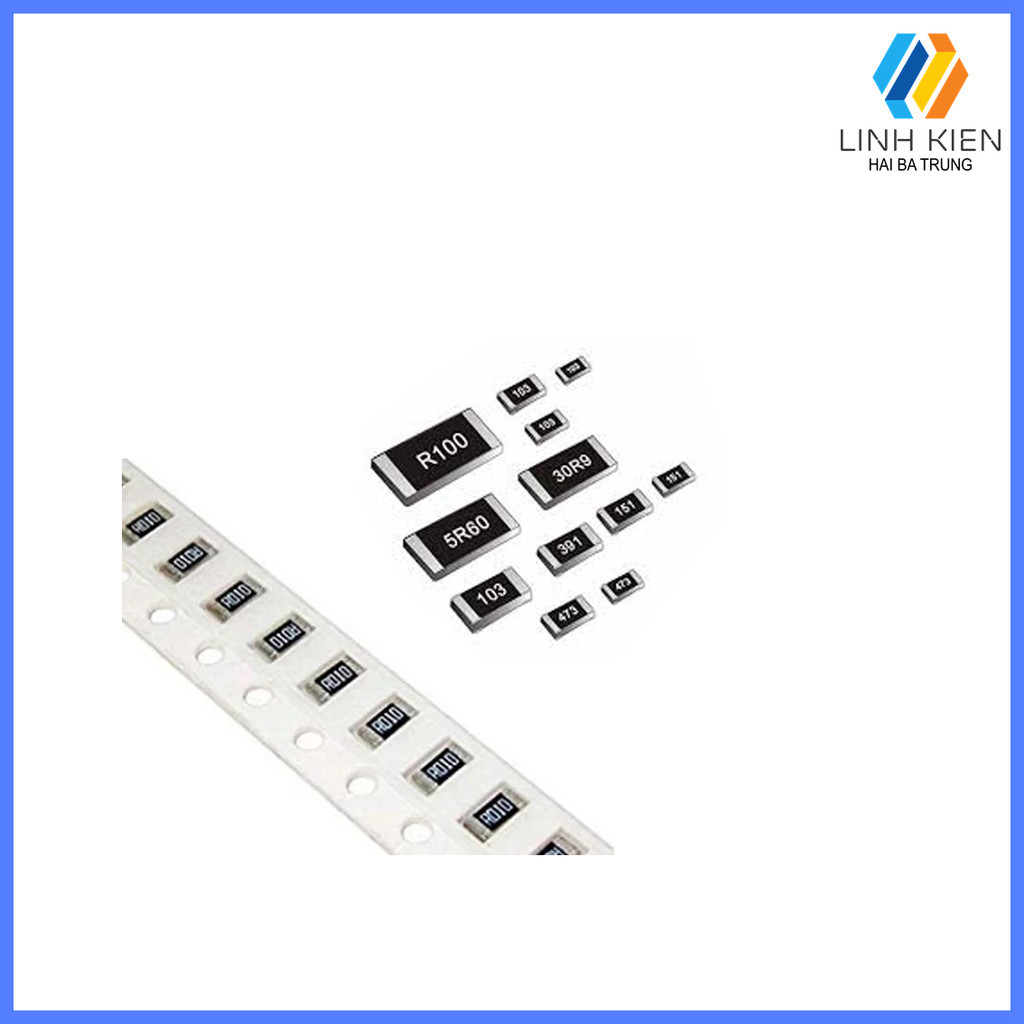 [Có sẵn] Trở Dán 0805 5% 1K ohm đến 8K2 ohm (50 Con)
