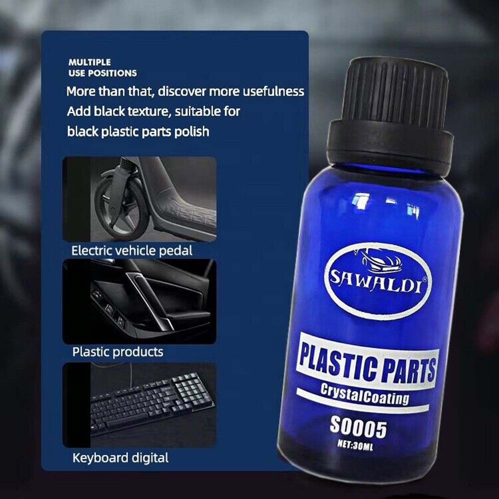 Car polish compound plastic coating black dashboard automotive crystal restorer