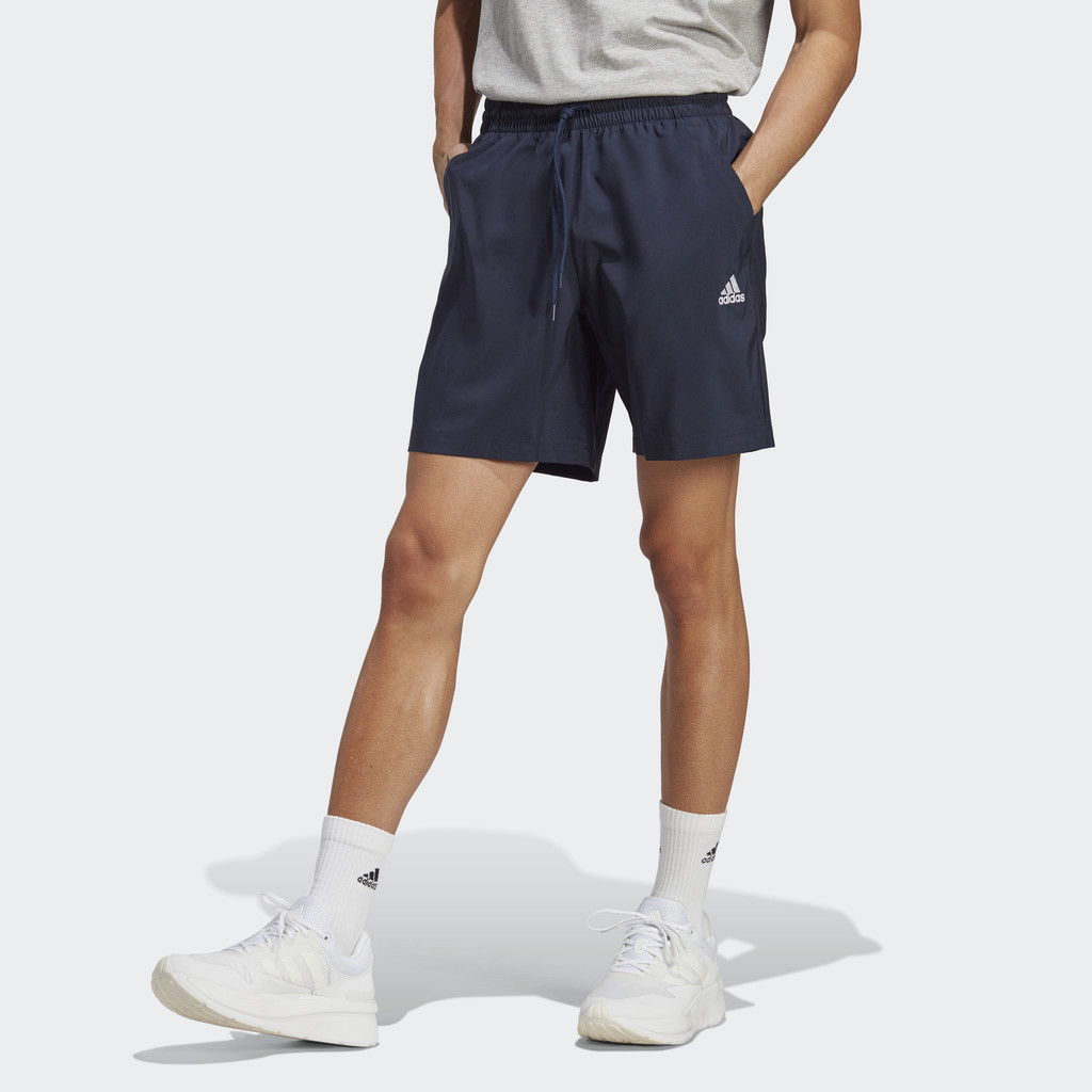 Adidas Phong cách sống Quần Short Logo Nhỏ Chelsea Essentials AEROREADY Nam Màu xanh da trời IC9393