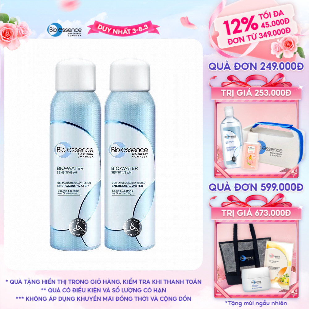 Combo 2 Nước xịt khoáng dưỡng da Bio-Water Energizing Water 100ml/chai