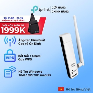  Bộ Chuyển Đổi USB Wifi TP-Link TL-WN722N Chuẩn N 150Mbps