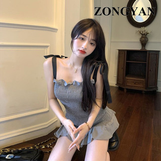 ZONGYAN váy Đầm váy nữ body đầm hàn quốc Fashion thời trang Comfortable WLQ24304UP 12Z240319