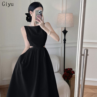 Giyu váy Đầm váy nữ body đầm Fashion Vintage Xu hướng Cổ điển WLQ2430IDN 12Z240320