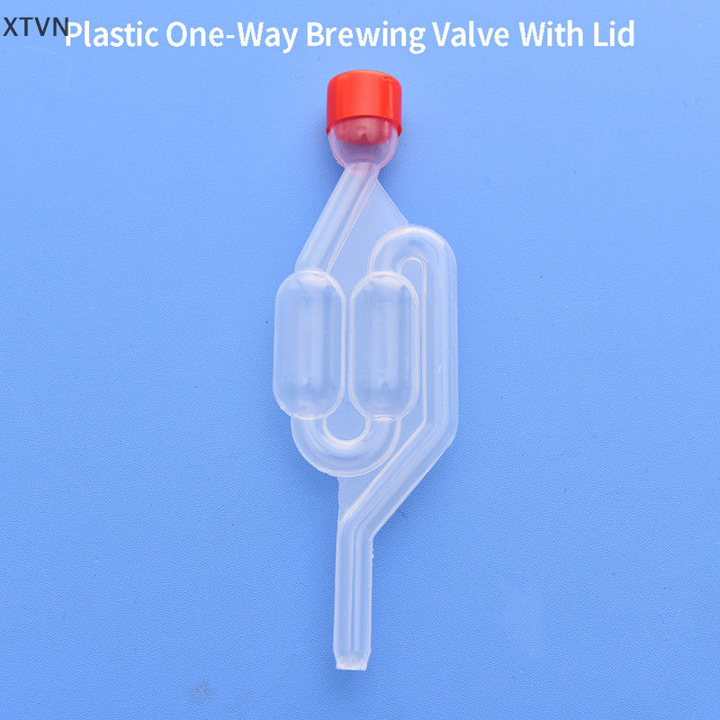 Xtvn rượu vang lên men airlock Van nhựa một chiều xả con dấu bia công cụ sản xuất bia nóng