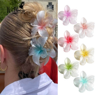 Chúng Tôi Hoa Mùa Hè Hàn Quốc Plumeria Hoa Tóc Vuốt Kẹp Cho Nữ Cô Gái Hawaii Đi Biển Kỳ Nghỉ Hoa Kẹp Tóc Cưới Cô Dâu Phụ Kiện Tóc