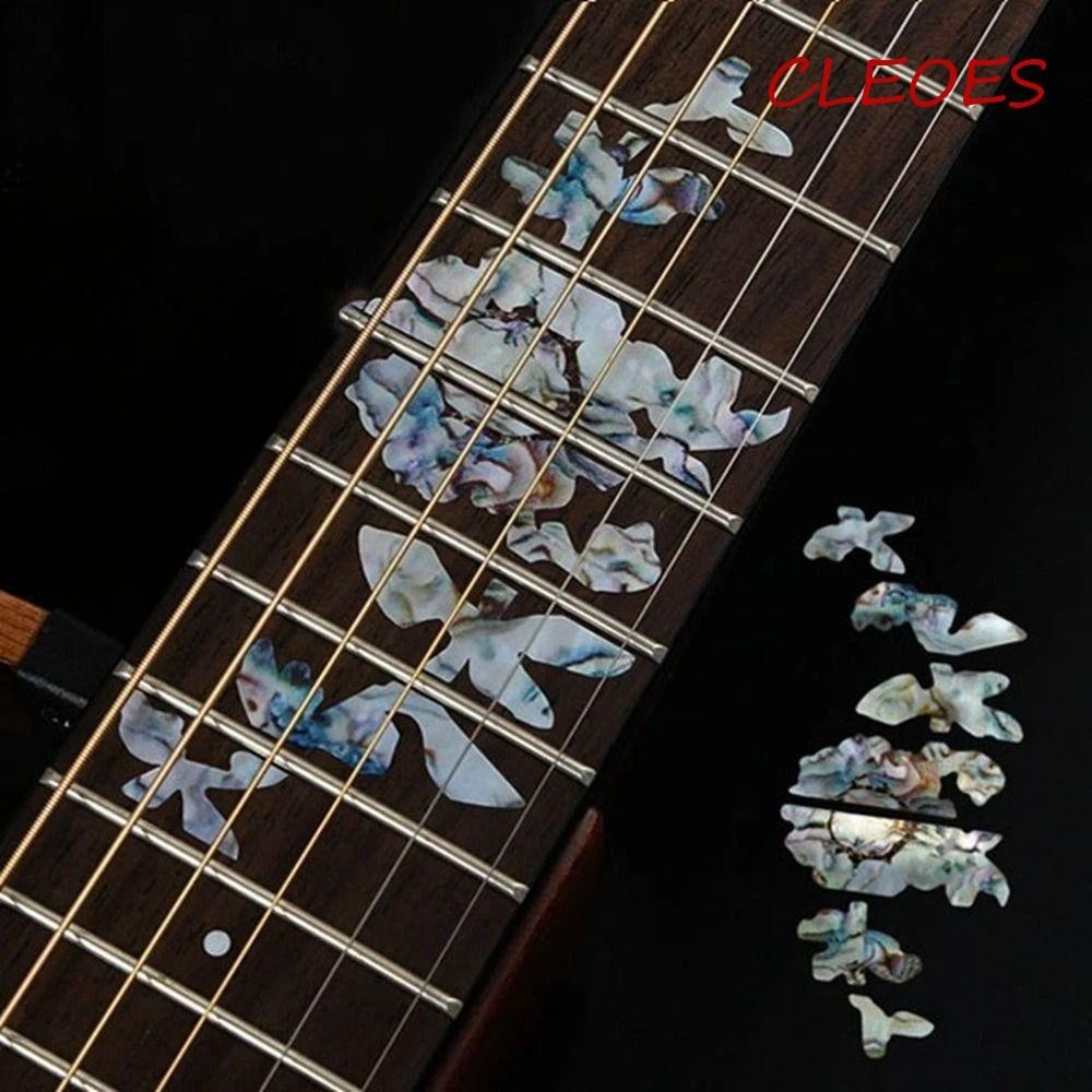 Cleoes Guitar Sticker 22 Phong Cách Guitarra Phụ Kiện Guitar Inlay Miếng Dán Acoustic Guitar Điện Đàn Guitar PET Đàn Guitar Đề Can