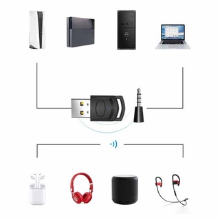 Wireless Game Audio Headphone Adapter Receiver for PS5 for PS4 Game Console PC Headset Bluetooth-compatible Audio Transmitter
