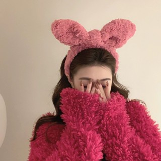 2024 Băng đô tai thỏ lớn sang trọng Băng đô rửa mặt cho nữ