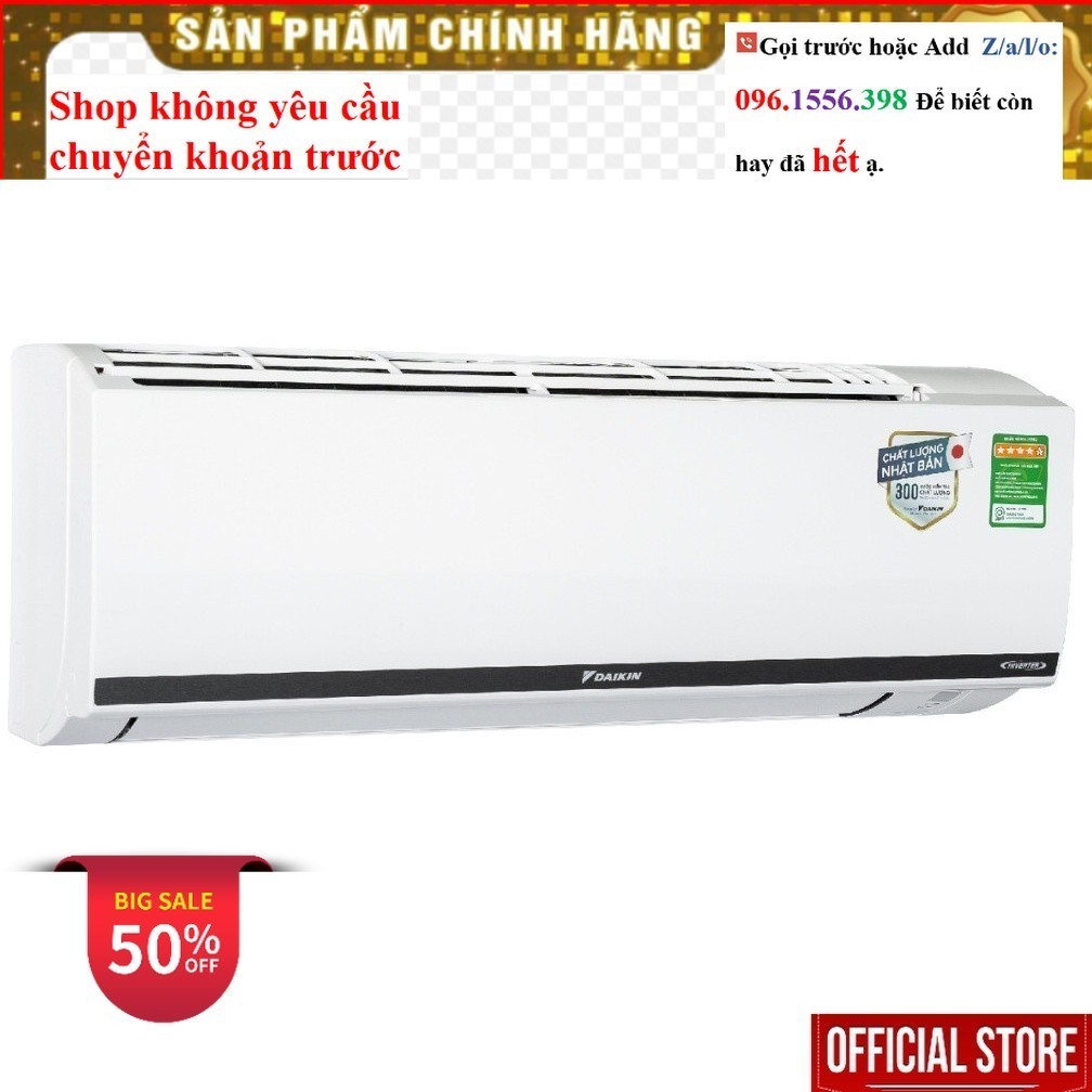 <Rẻ> ☑️ [MIỄN PHÍ LẮP ĐẶT] - FTKB25XVMV - Điều Hòa Daikin Inverter 1 HP 1 ngựa FTKB25XVMV - Hàng Chí