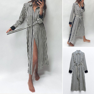 Zara Xuân Hè Phong Cách Mới Sọc Quạt Sọc Váy Sáo2783816
