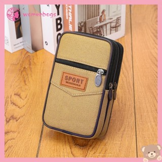 ✿ Wb ✿ Nam Thắt Lưng Túi Thắt Lưng Túi Dành Cho Nam Túi Điện Thoại Di Động Nam Đựng Thẻ Đựng Tiền Xu Người Nhỏ Bum Thắt Lưng Túi Fanny Pack Túi Nam