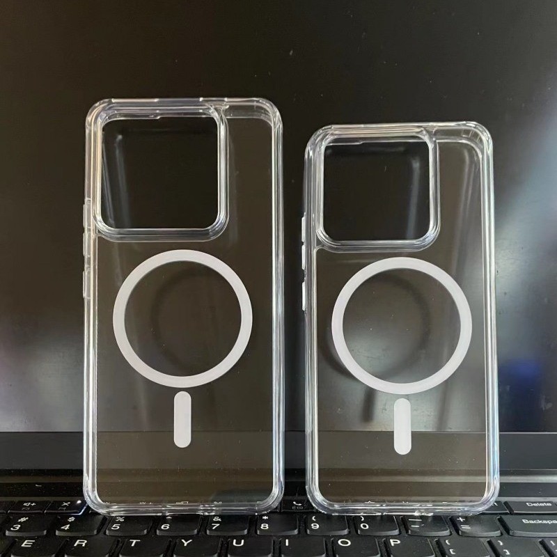 Ốp điện thoại từ tính Xiaomi Mi 13 14 12 Pro 12S 11 Ultra Mi14 Sạc không dây Bảo vệ chống sốc TPU mềm Ốp lưng silicon Vỏ điện thoại