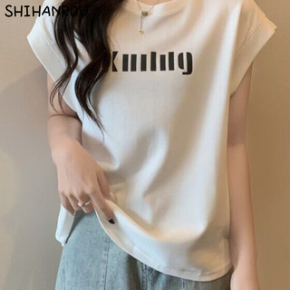 SHIHANROU áo phông áo thun nữ croptop baby tee Popular Trendy hàn quốc Casual WTX244070N 15Z240409