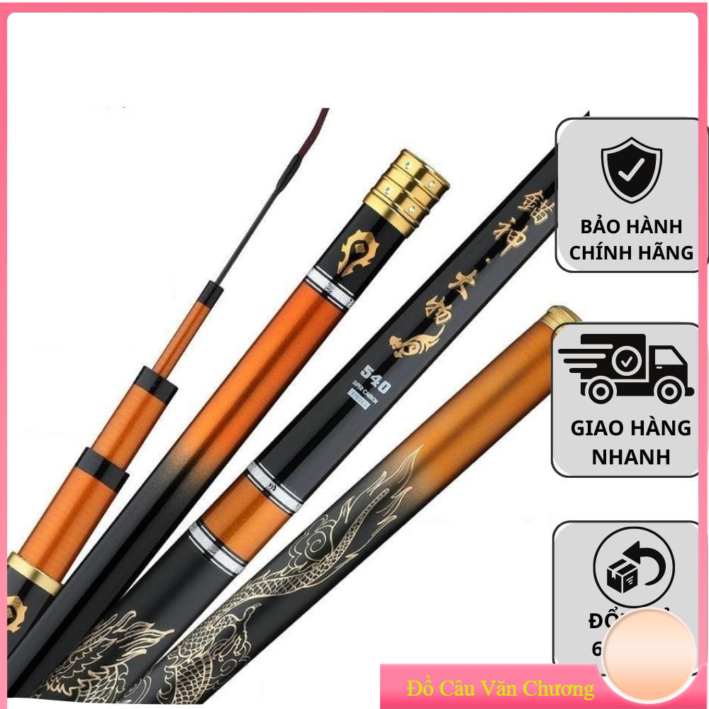 Cần Câu Tay Đế Vương Chư Hầu 6H Chuyên Săn Hàng , Cần Cầu Đài 6h Đế Vương (TẶNG 1 NGỌN PHỤ )