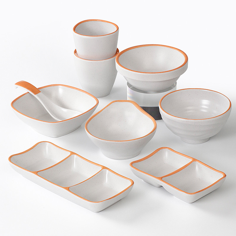 [Melamine] A5 Bát Melamine Cấp Thực Phẩm Melamine Bộ Đồ Ăn Bát Nhỏ Phục Vụ Thương Mại Nhà Hàng Nhà H