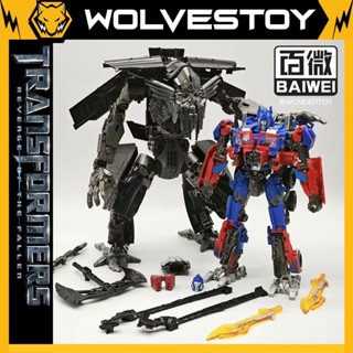 Bộ Mô Hình Hãng Baiwei TW-1124 Optimus Prime + Jetfire Transformers ROTF Robot Biến Hình Kết Hợp Jetpower