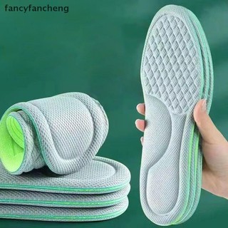 [Fancyfanchen] 2 Chân Đế Giày Chỉnh Hình Chạy Bộ Bộ Nhớ Mềm Đế Xốp Cho Giày Nam Nữ Khử Mùi Thấm Hút-Áo Massage Thể Thao Đế Lót Boutique