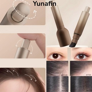 Bút chì kẻ mày YUNAFIN, Tint lông mày chống mồ hôi chống thấm nước, Bàn chải góc chất lượng cao lâu trôi giống như tóc Bun Line Shading Pen
