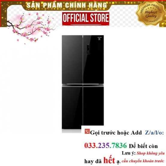 >Sale< Tủ lạnh Sharp Inverter 401L SJ-FXP480VG-BK