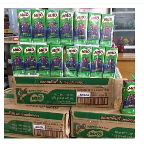 [Giá Sỉ] Sỉ 1 thùng 48 hộp 180ml sữa Milo Thái Lan hàng chuẩn MOONSHINEFOODS